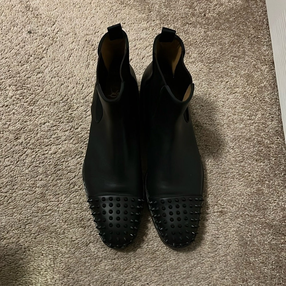 Christian Louboutin Melon Spikes Size 45.5 No Box 9.5/10 condition